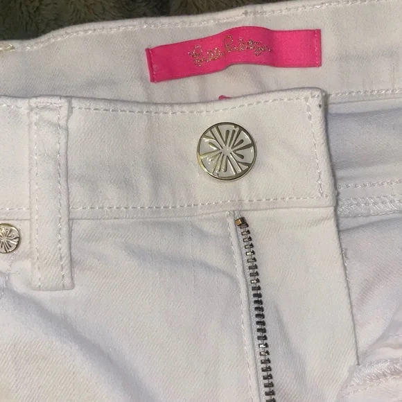 Lilly Pulitzer White Skinny Jeans - Picture 7 of 8